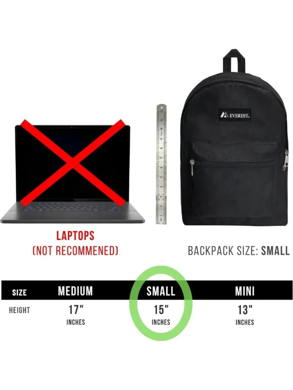 Stylish Medium Red Basic Backpack for Travel, School, or Daily Use